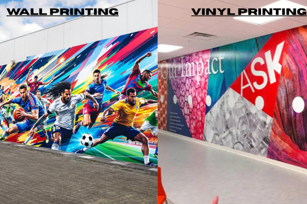 Wall printing vs Vinyl Wraps.